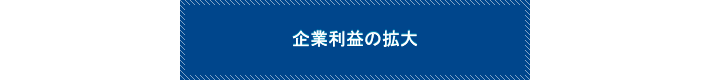 企業利益の拡大